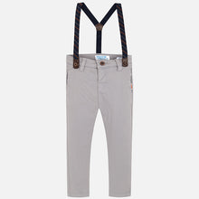 Load image into Gallery viewer, Mayoral Pique Pants with Suspenders