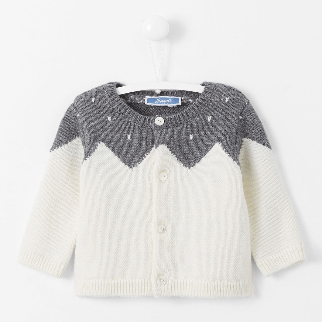 Jacadi Newborn Boy Claudel Cardigan