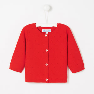 Jacadi Newborn Girl Ferie Cardigan