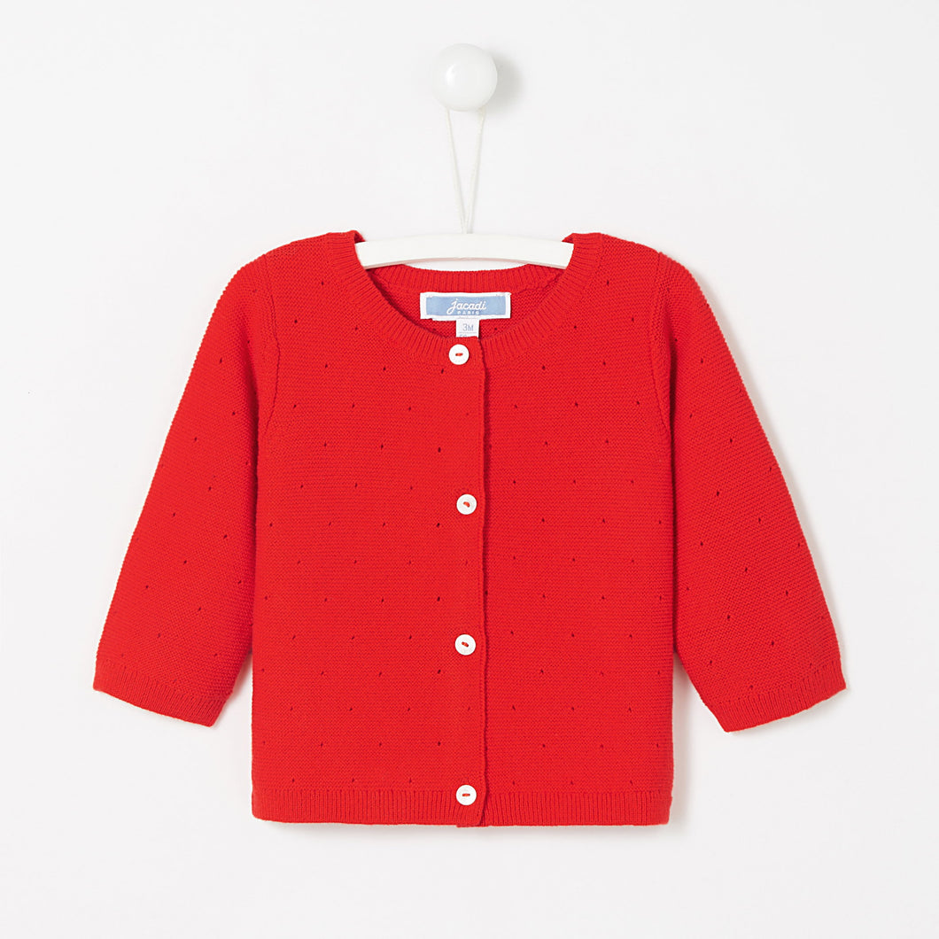 Jacadi Newborn Girl Ferie Cardigan