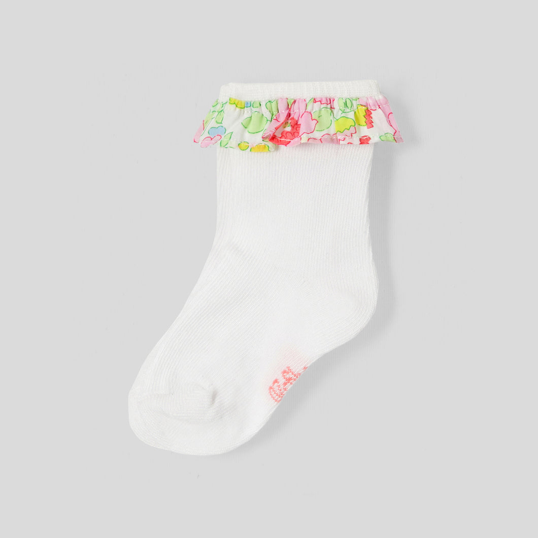 Jacadi Newborn Girl Fedora Socks