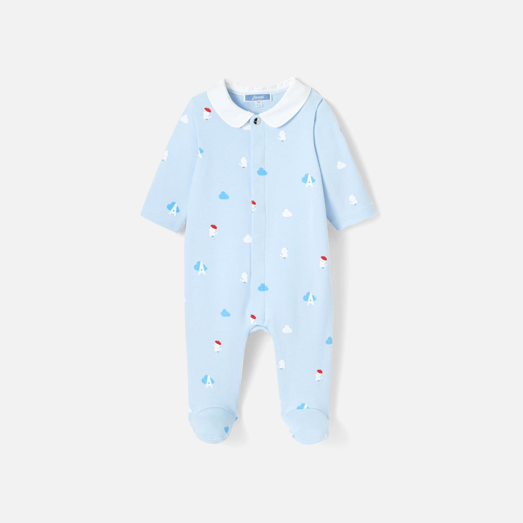 Jacadi Newborn Boy Pollen Pajama