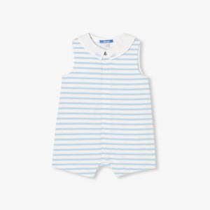 Jacadi Newborn Boy Canotier Romper