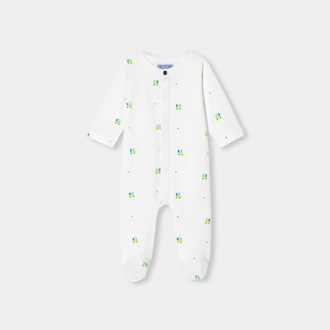 Jacadi Newborn Boy Celadon Pajama