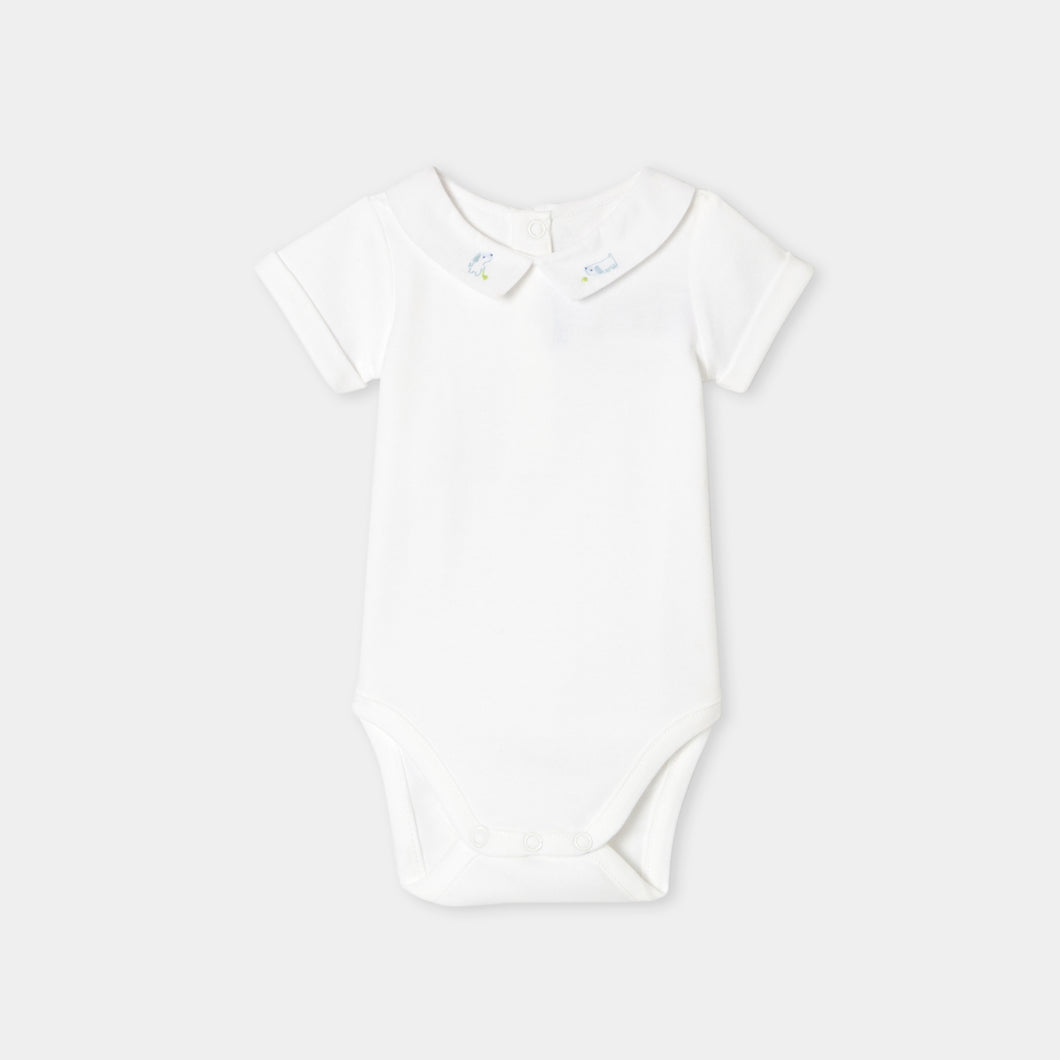 Jacadi Newborn Boy Chant Bodysuit