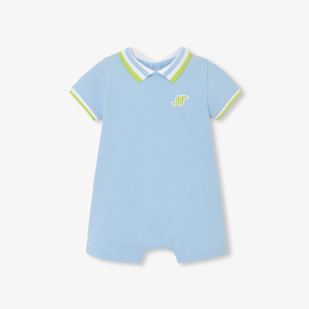 Jacadi Newborn Boy Clarinette Romper