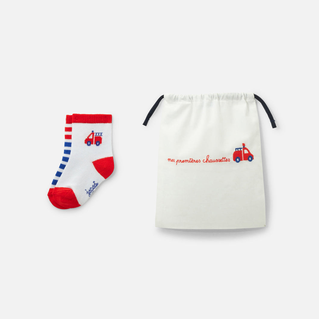 Jacadi Newborn Boy Dorio Socks