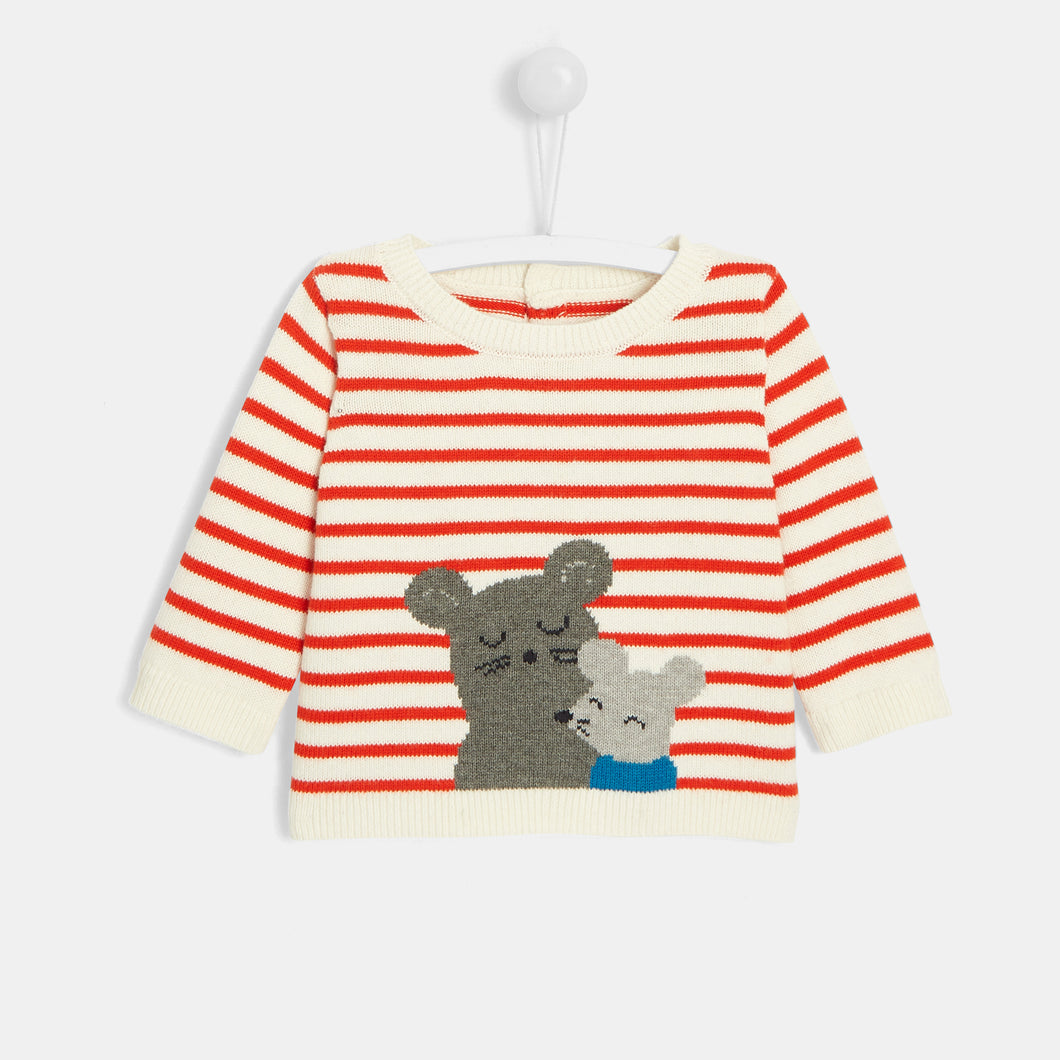 Jacadi Newborn Boy Fritz Sweater