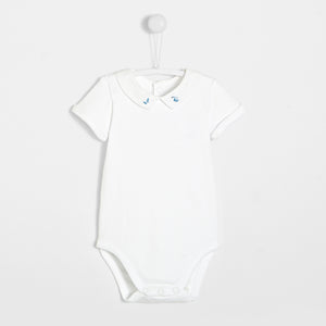 Jacadi Newborn Boy Lavoir Bodysuit