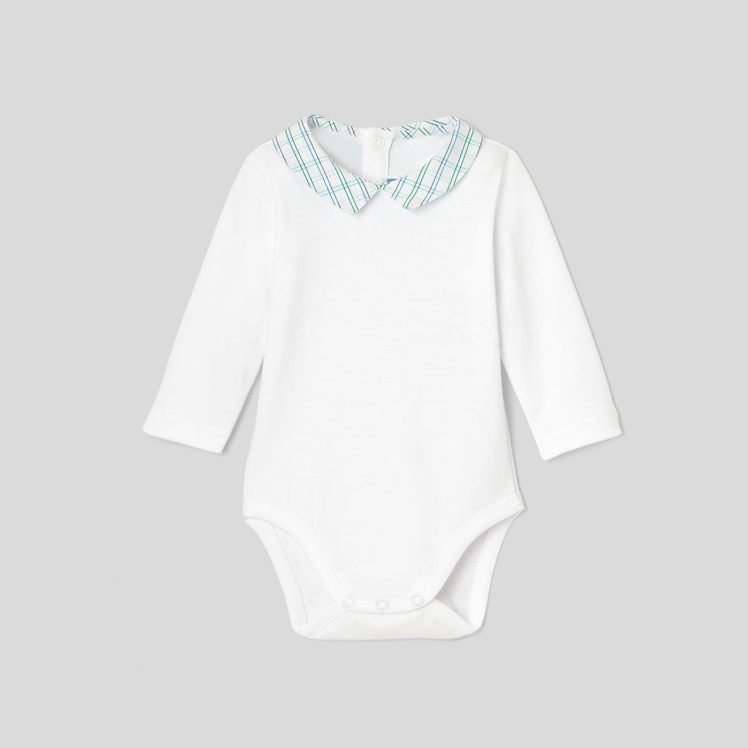 Jacadi Newborn Boy Mao Bodysuit