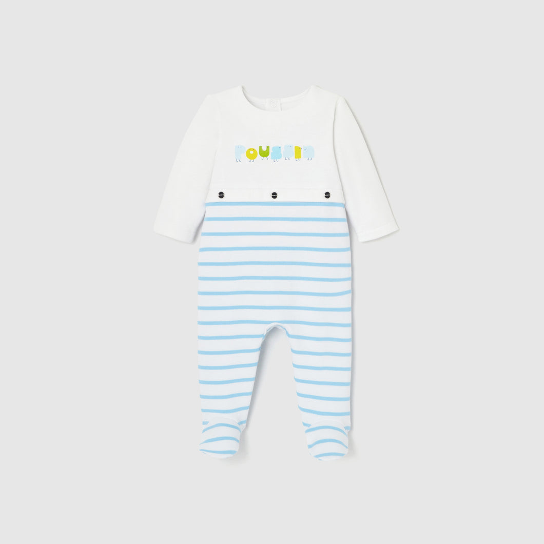 Jacadi Newborn Boy Neon Pajama