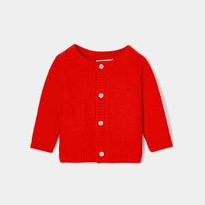 Jacadi Newborn Boy Nuts Cardigan