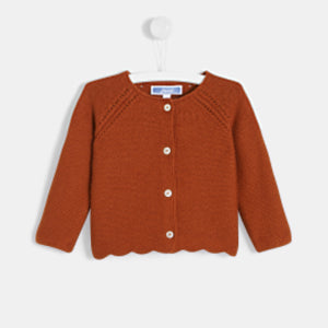 Jacadi Newborn Girl Avoinebis Cardigan