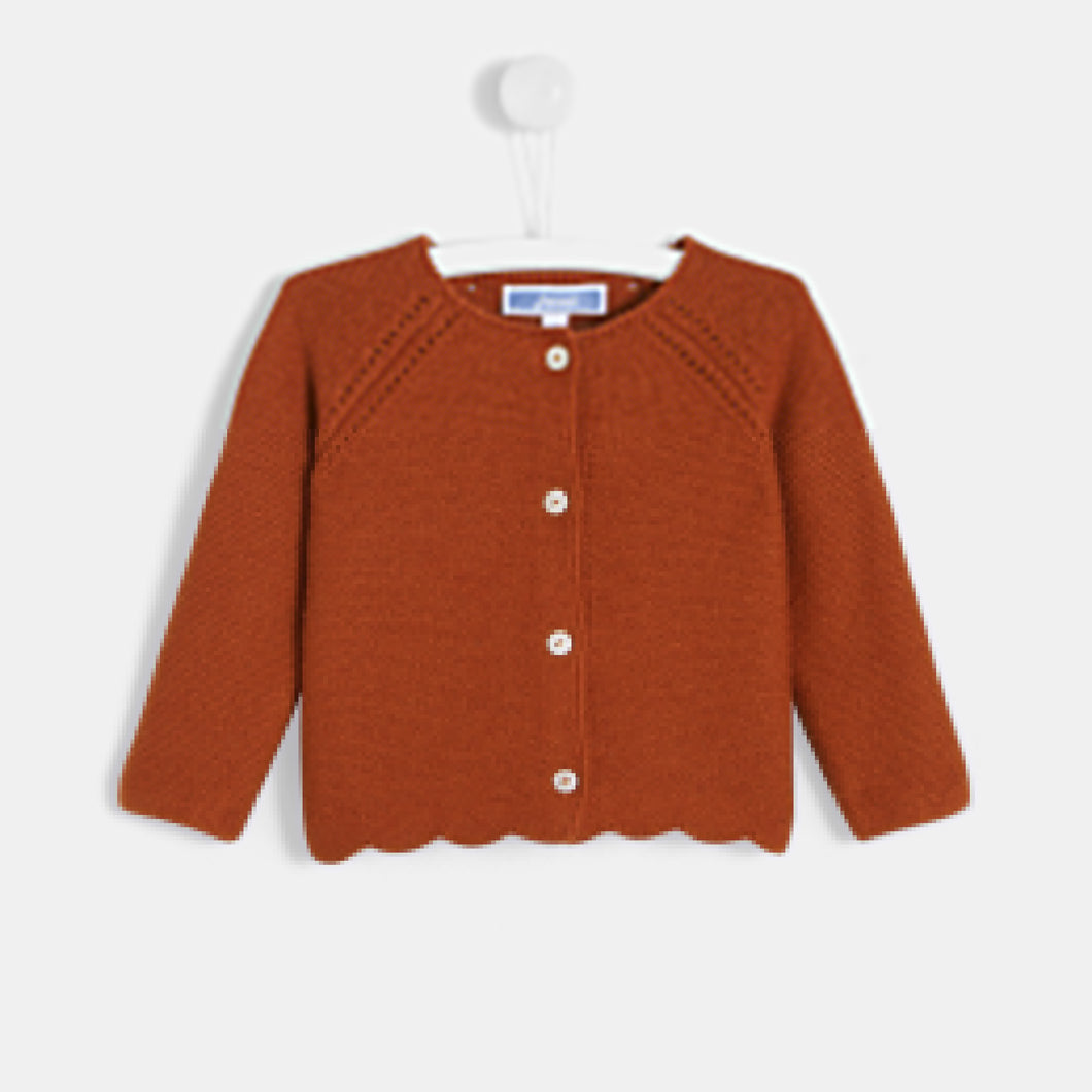 Jacadi Newborn Girl Avoinebis Cardigan