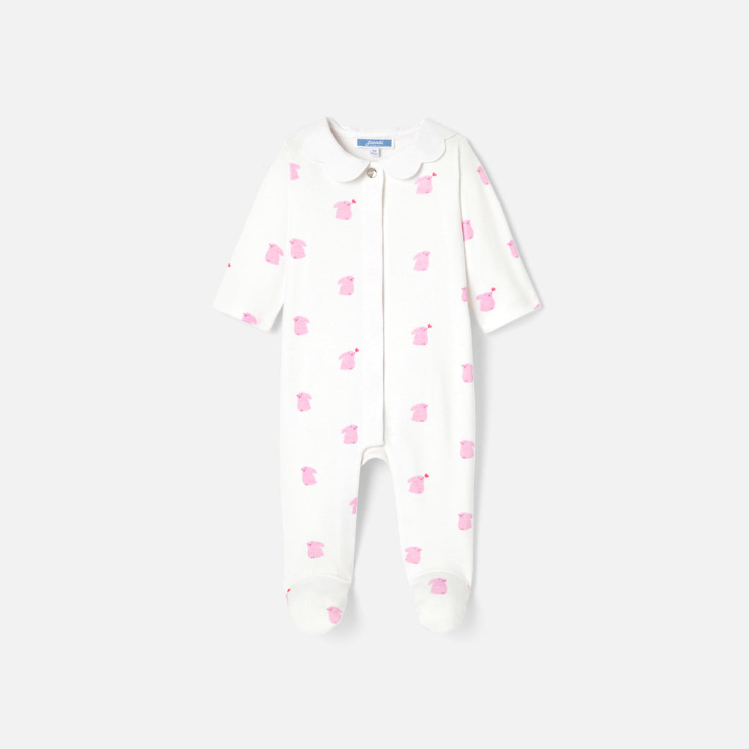 Jacadi Newborn Girl Babybis Pajama