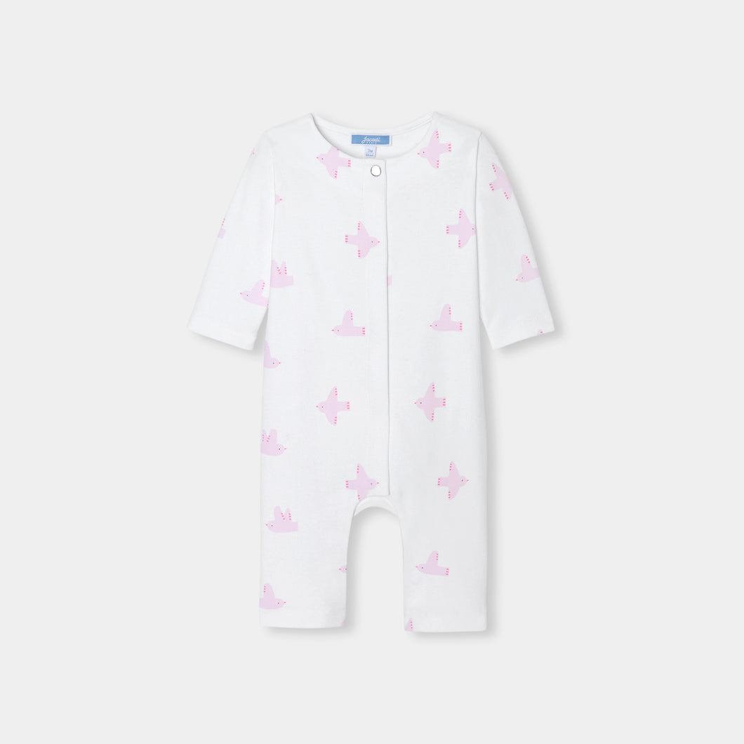 Jacadi Newborn Girl Begonia Pajama