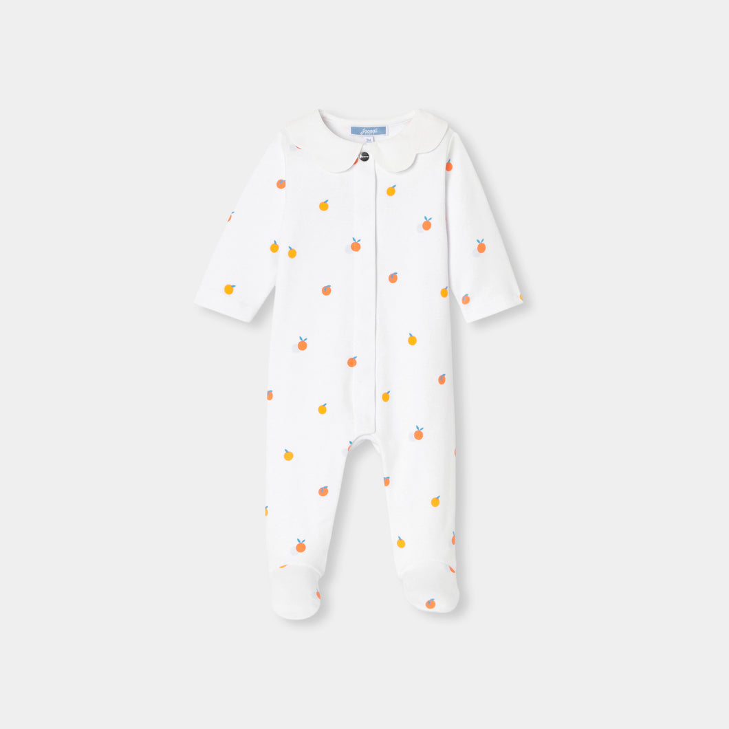 Jacadi Newborn Girl Caraco Pajama