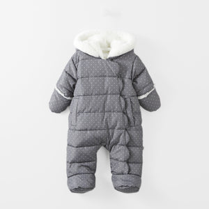 Jacadi Newborn Girl Chaumiere Snowsuit