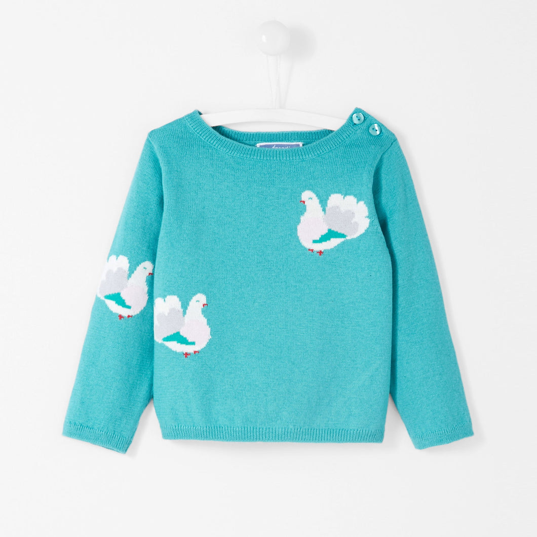 Jacadi Newborn Girl Cieux Sweater