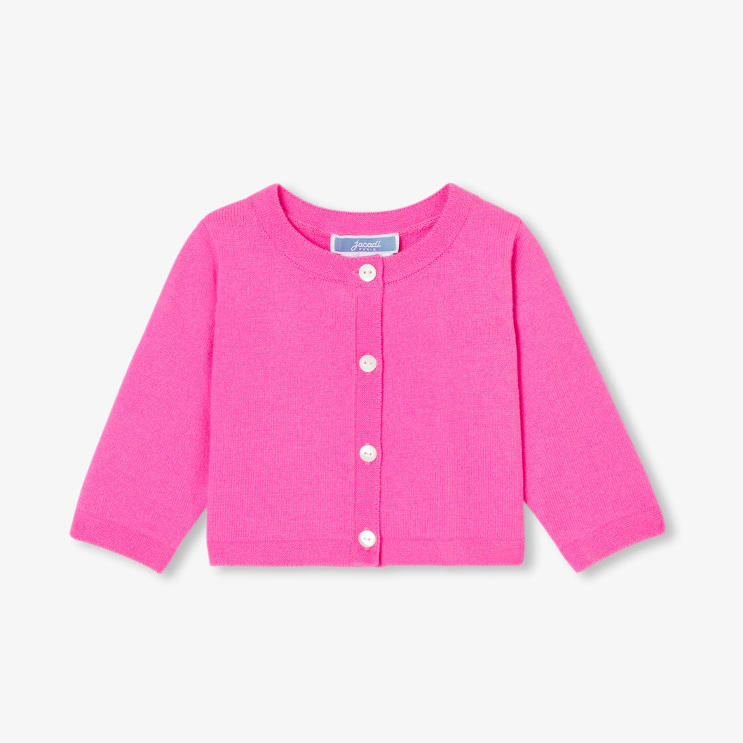 Jacadi Newborn Girl Dunette Cardigan
