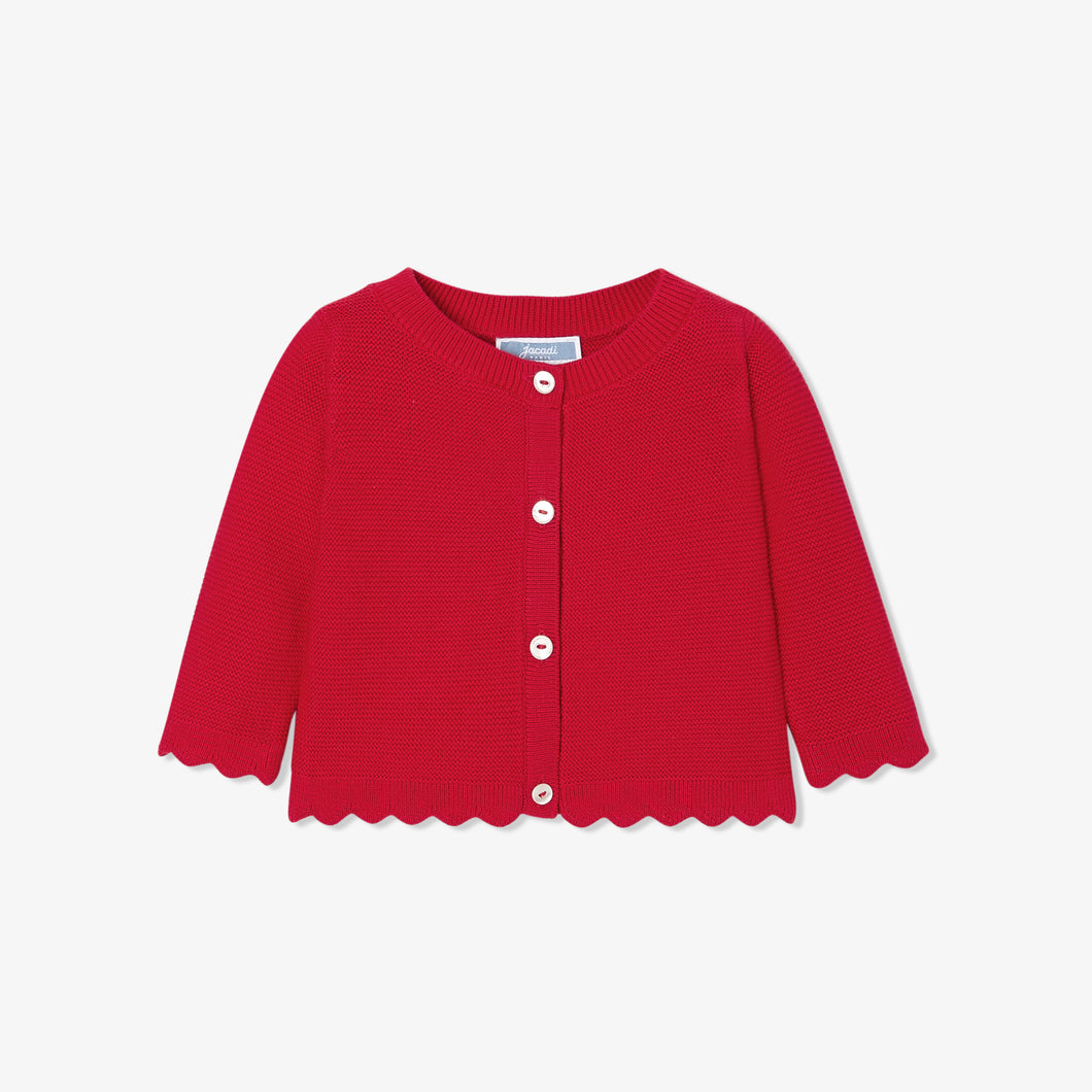 Jacadi Newborn Girl Ecrin Cardigan