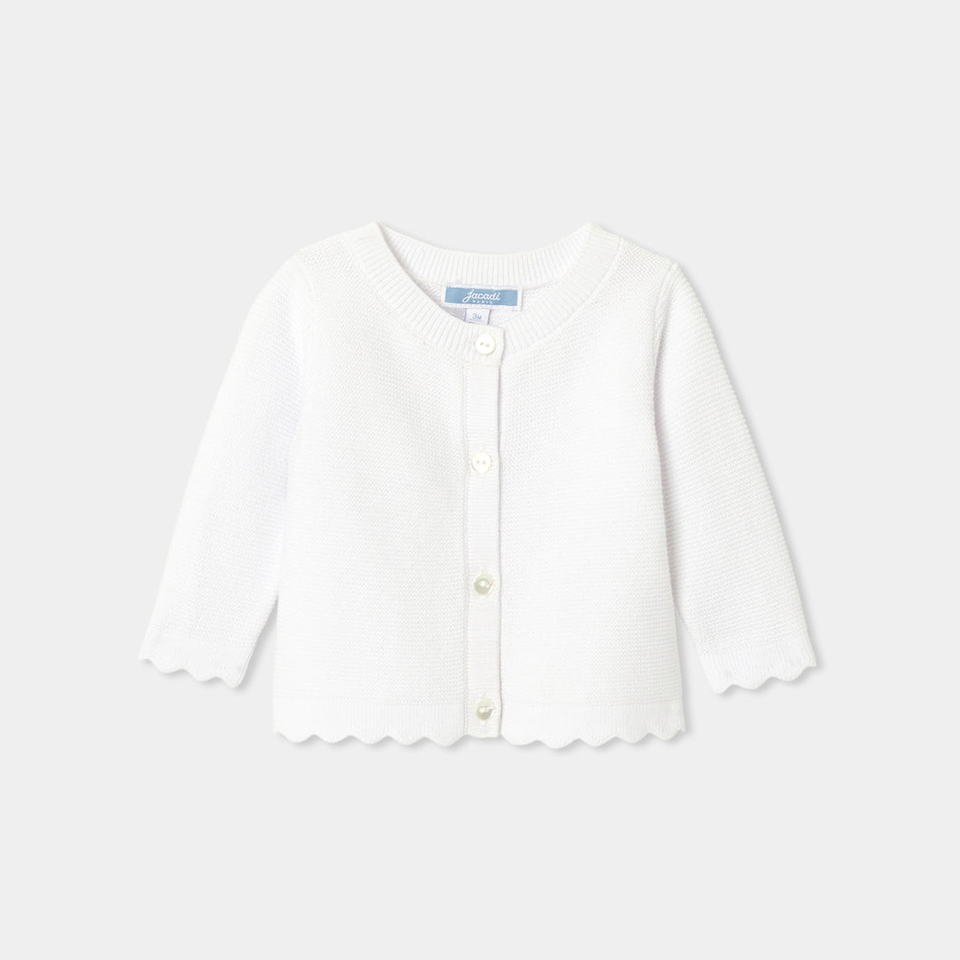 Jacadi Newborn Girl Ecrin Cardigan