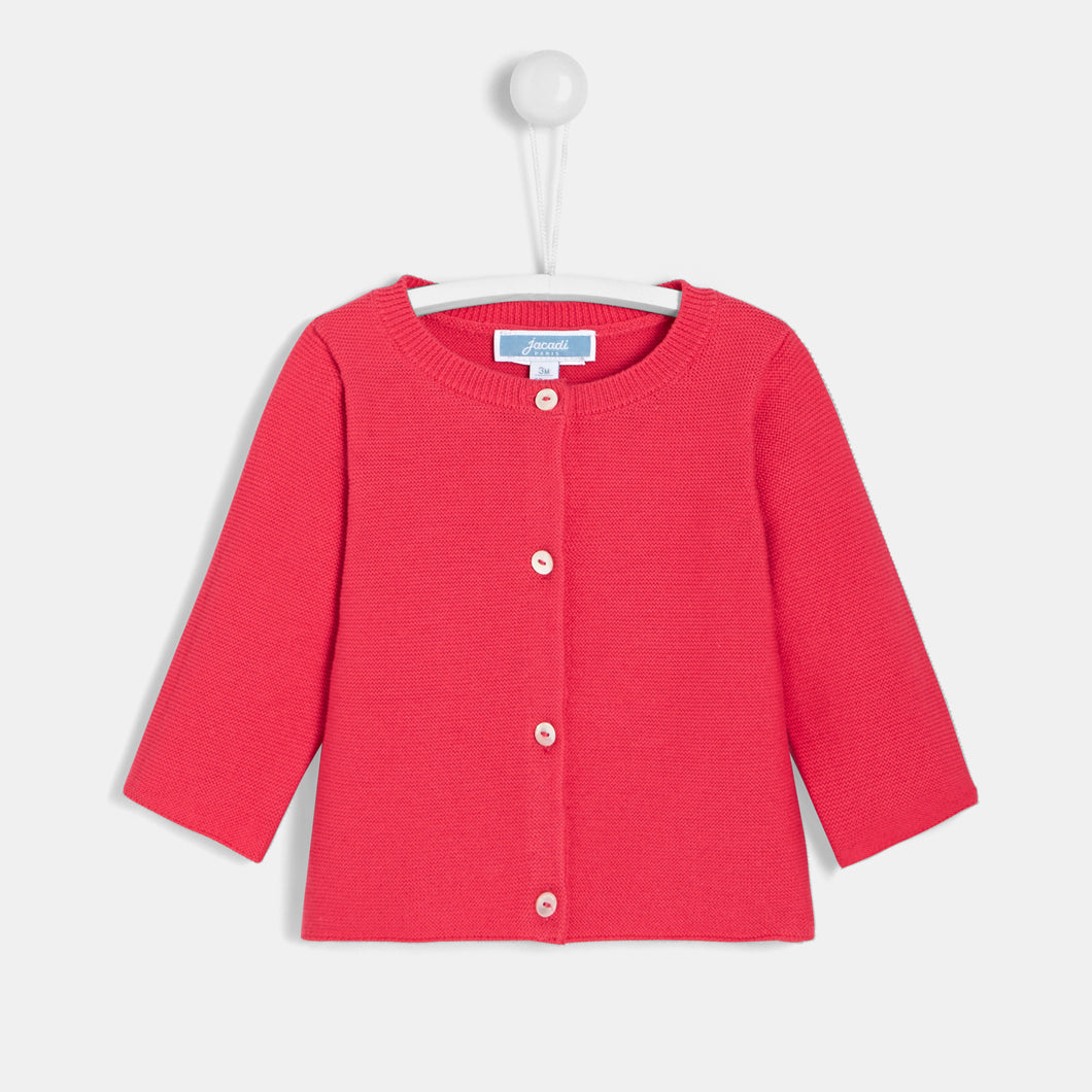 Jacadi Newborn Girl Lecture Cardigan