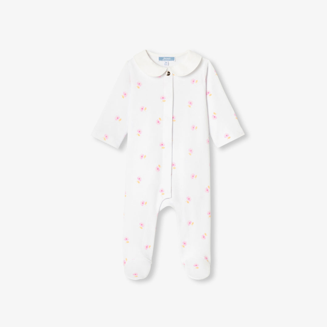 Jacadi Newborn Girl Leopoldine Pajama