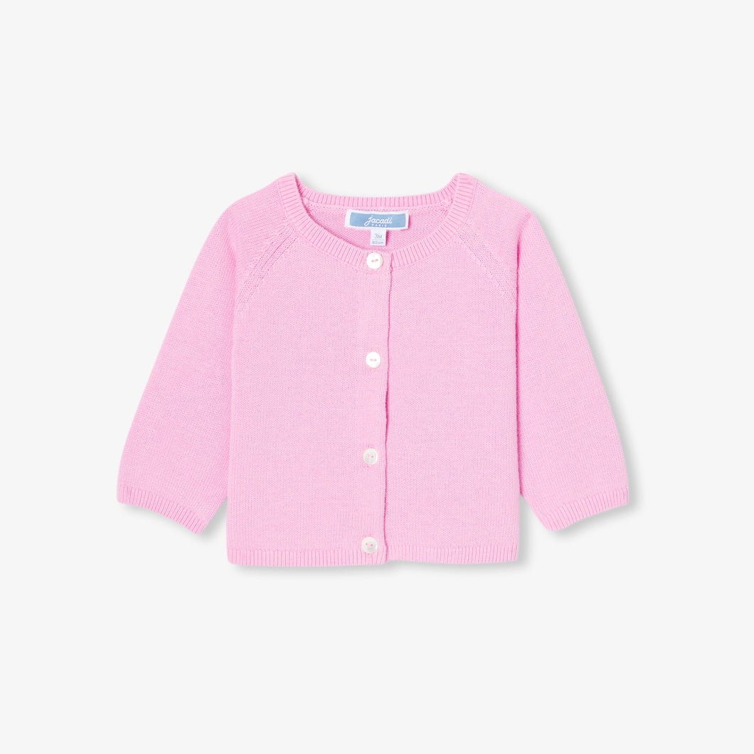 Jacadi Newborn Girl Libellule Cardigan