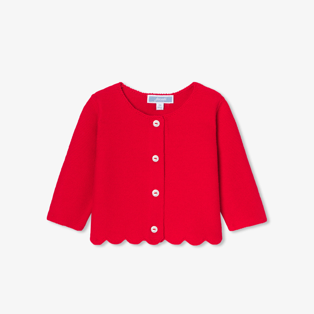 Jacadi Newborn Girl Lilirose Cardigan