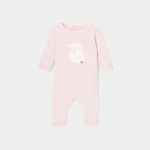 Jacadi Newborn Girl Macaron Jumpsuit