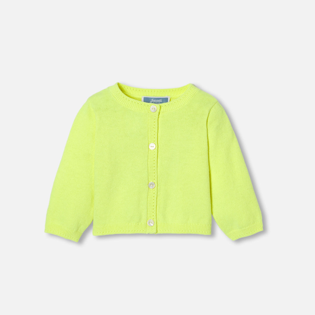 Jacadi Newborn Girl Marcelinette Cardigan