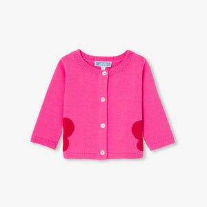 Jacadi Newborn Girl Mesange Cardigan