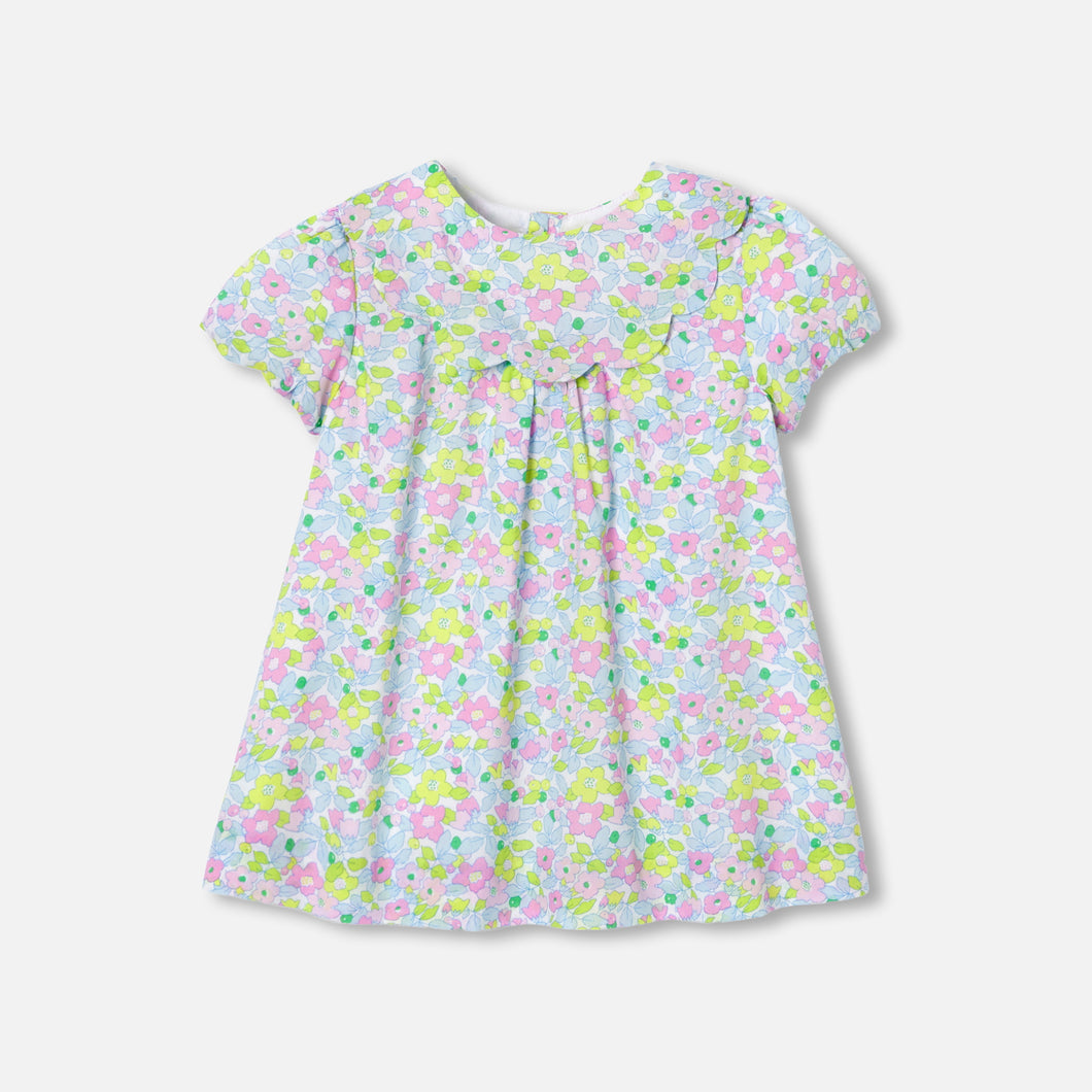 Jacadi Newborn Girl Mimosa Dress