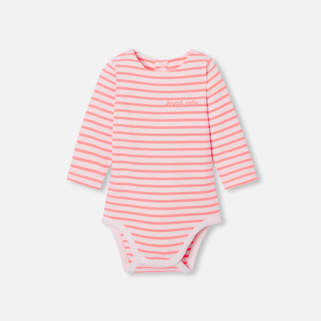 Jacadi Newborn Girl Moon Bodysuit