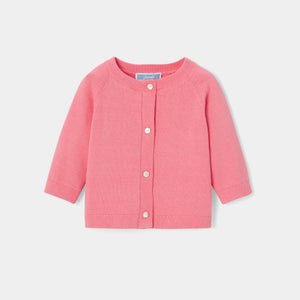 Jacadi Newborn Girl Noisette Cardigan