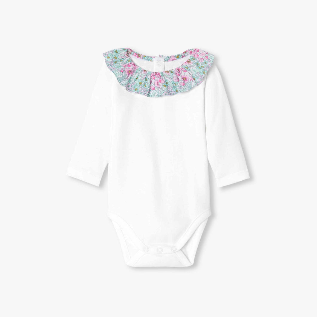 Jacadi Newborn Girl Organza Bodysuit