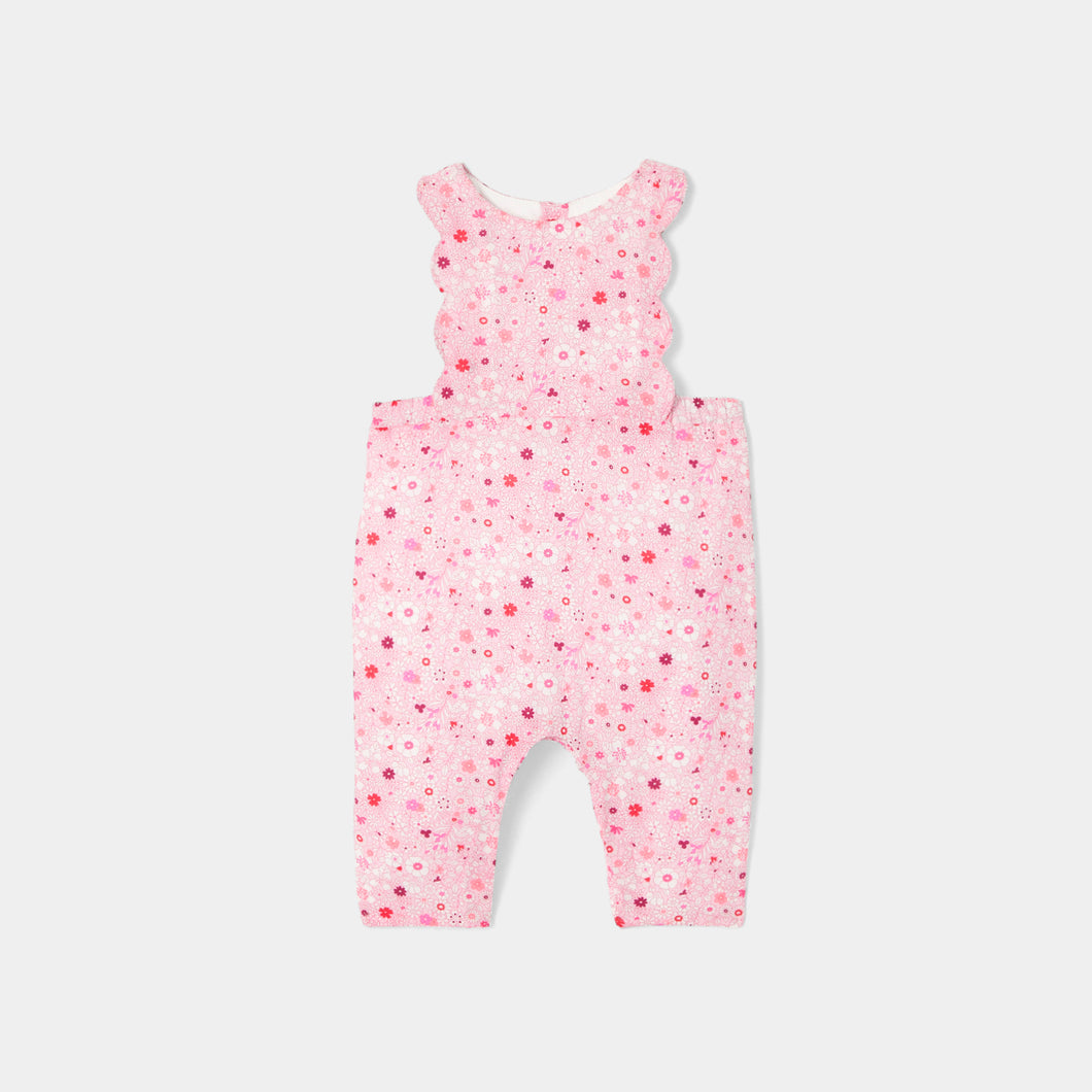 Jacadi Newborn Girl Pagoda Overalls
