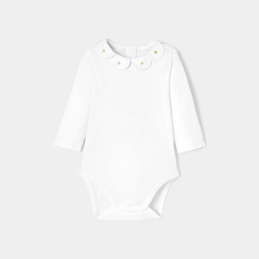 Jacadi Newborn Girl Pika Bodysuit