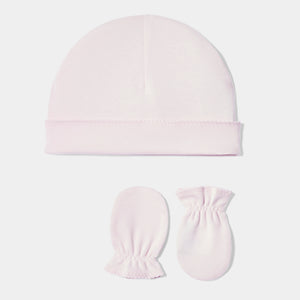 Jacadi Newborn Girl Sofia Hat & Mitts