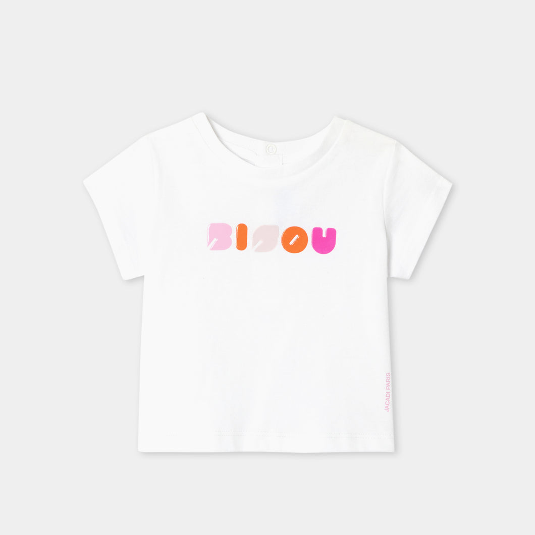 Jacadi Toddler Girl Bisou Tshirt