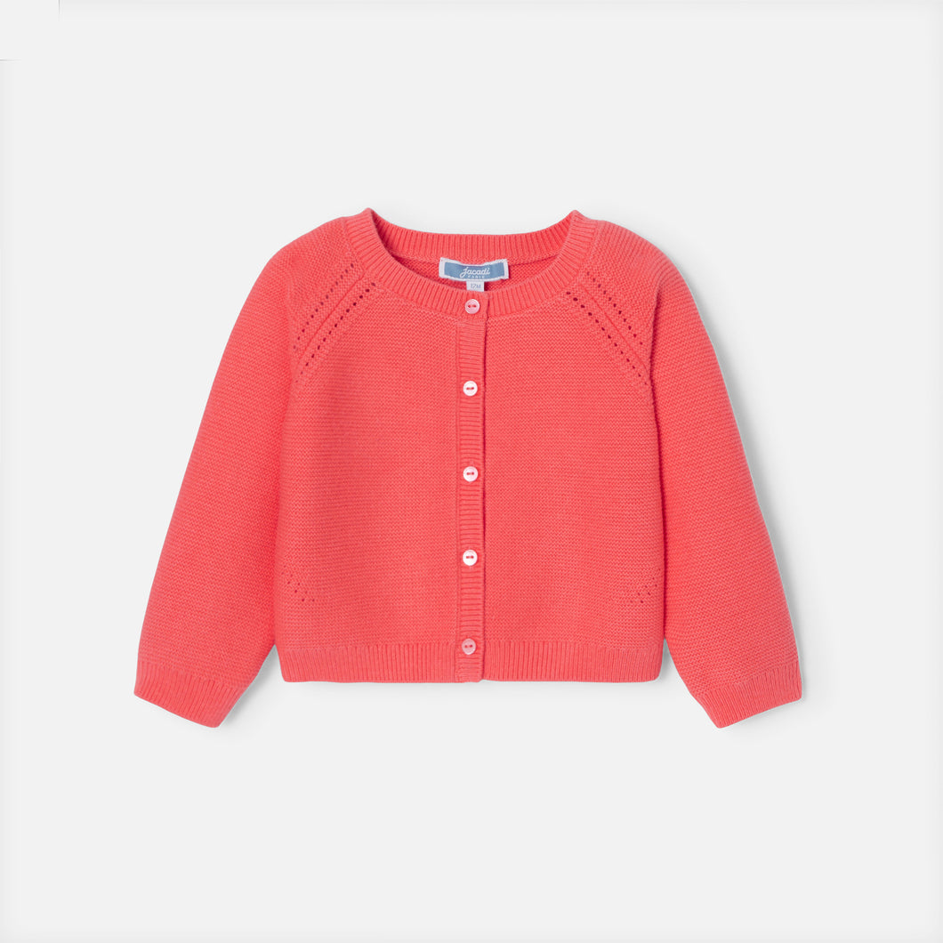 Jacadi Toddler Girl Cerfeuil Cardigan