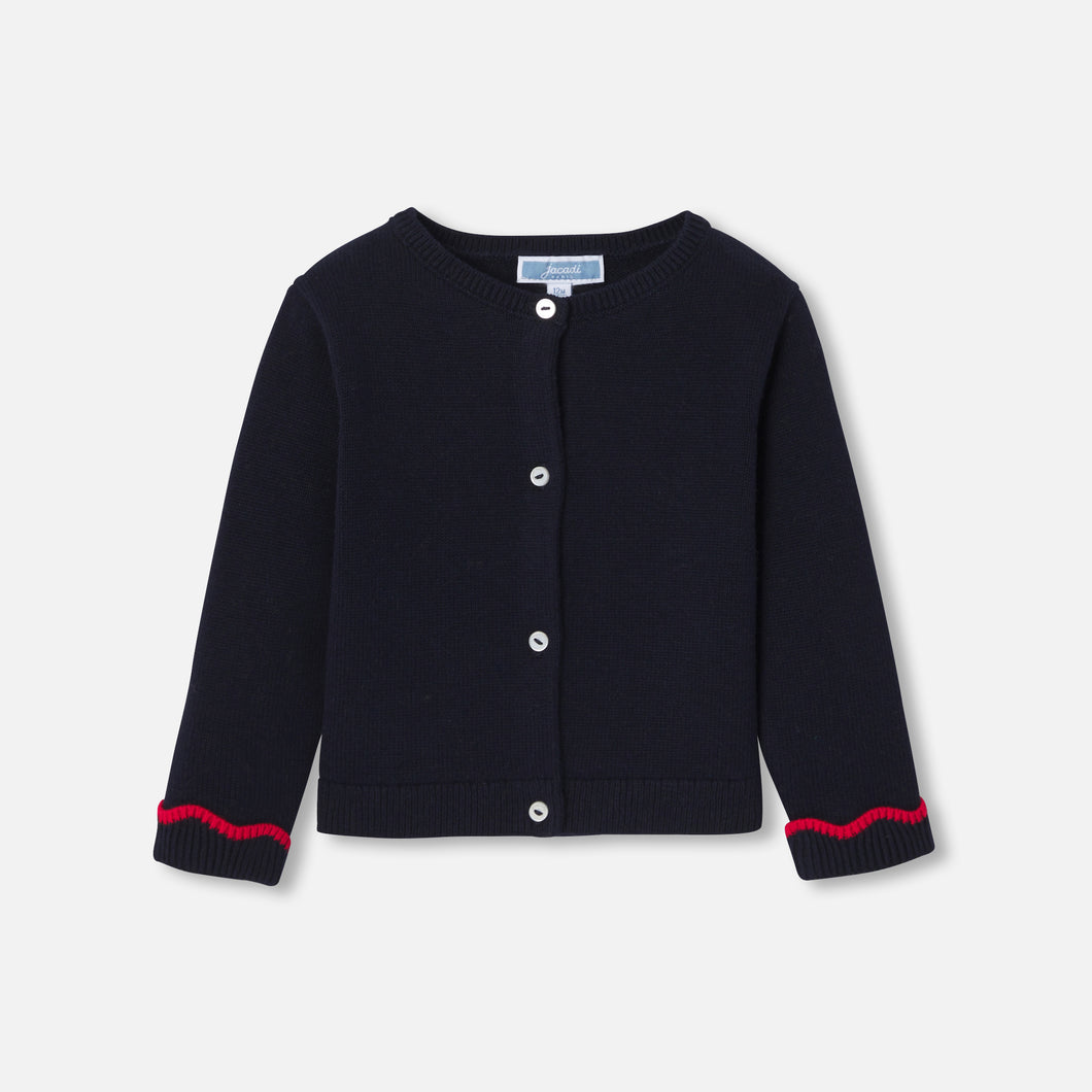 Jacadi Toddler Girl Gigou Cardi