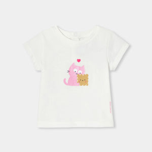 Jacadi Toddler Girl Macaron Tshirt