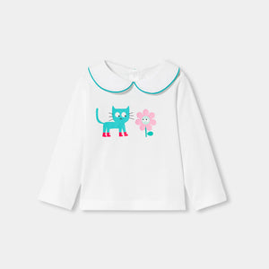Jacadi Toddler Girl Mimi Tshirt