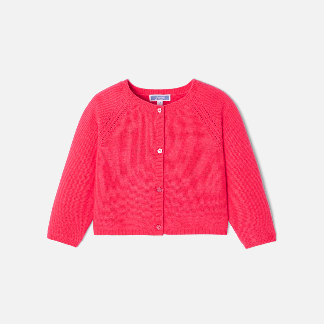 Jacadi Toddler Girl Popine Cardigan