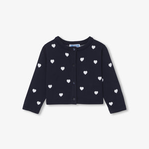 Jacadi Toddler Girl Rosette Cardigan