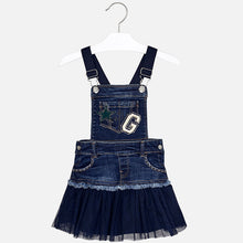 Load image into Gallery viewer, Mayoral Denim Tulle Skirt
