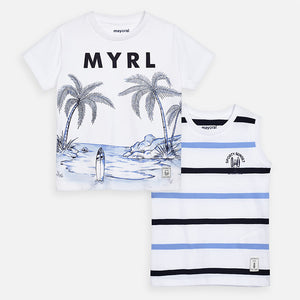 Mayoral Boy 2 T-Shirts Set