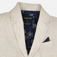 Load image into Gallery viewer, Mayoral Tailored Linen Blazer
